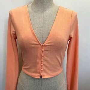 NWT AFRM Asteid runch Papaya punch top size S